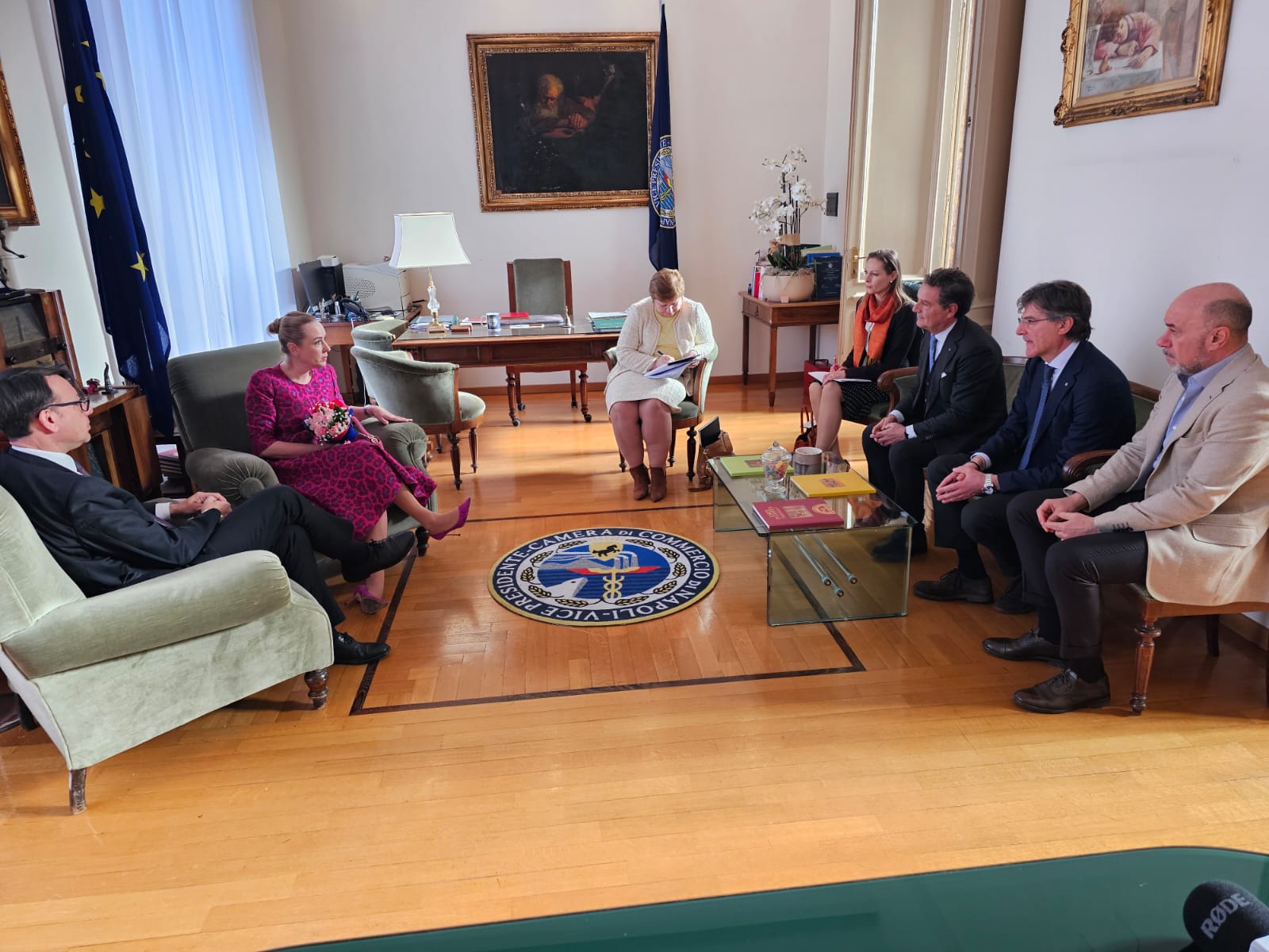 Vicepresidente Fabrizio Luongo incontra Ambasciatrice della Slovacchia, Karla Wursterovà 