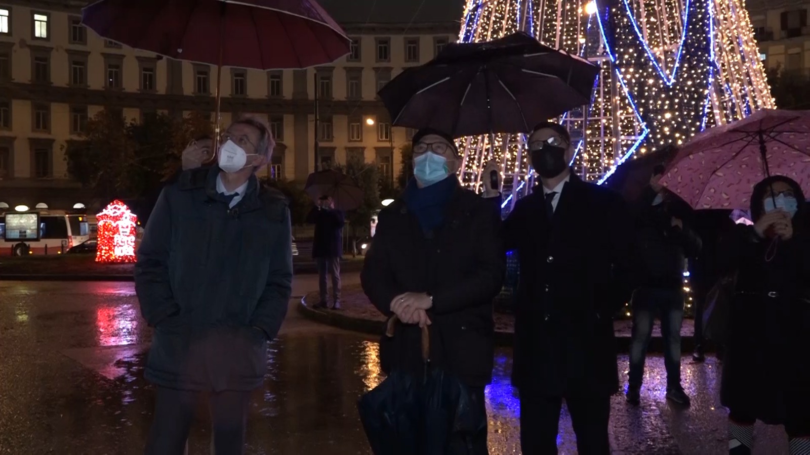 Al via i Videomapping della Camera di Commercio sui monumenti di Napoli