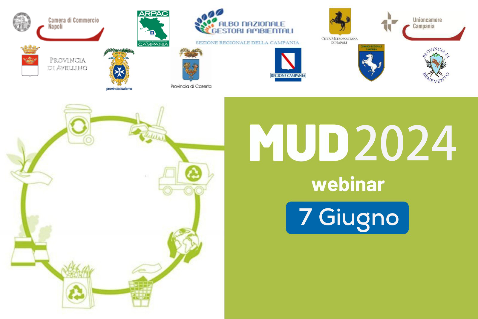 Modello Unico di Dichiarazione ambientale - MUD Imprese 2024 - WEBINAR INFORMATIVO GRATUITO – 7 giugno 2024